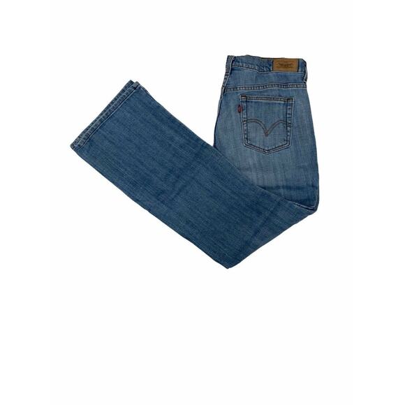Levi’s 515 Boot Cut Jeans Light Wash Stretch Womans Size 10 Medium Red Label - Picture 5 of 8